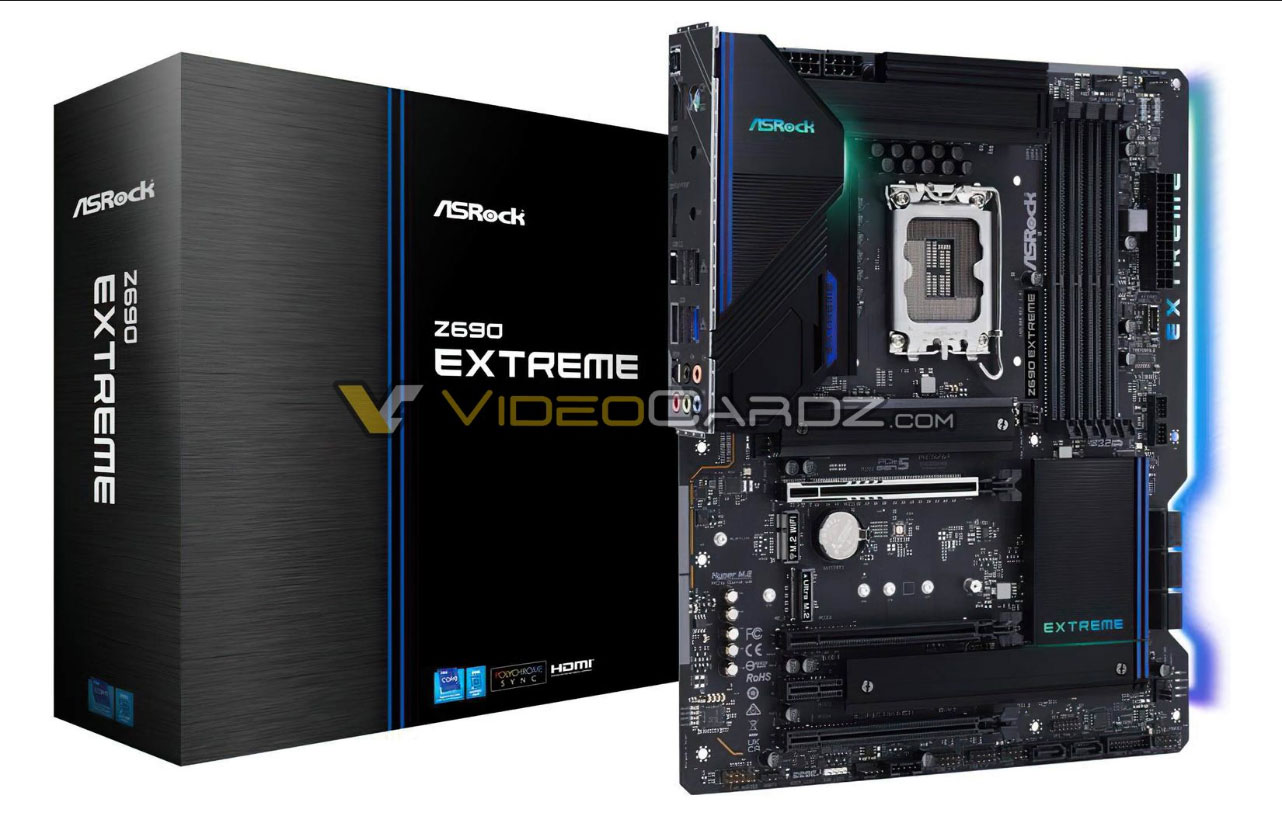 Cartes mères ASRock Z690 Taichi, Extreme, Steel Legend et Phantom Gaming : les premières images 3 ASRock z690 002