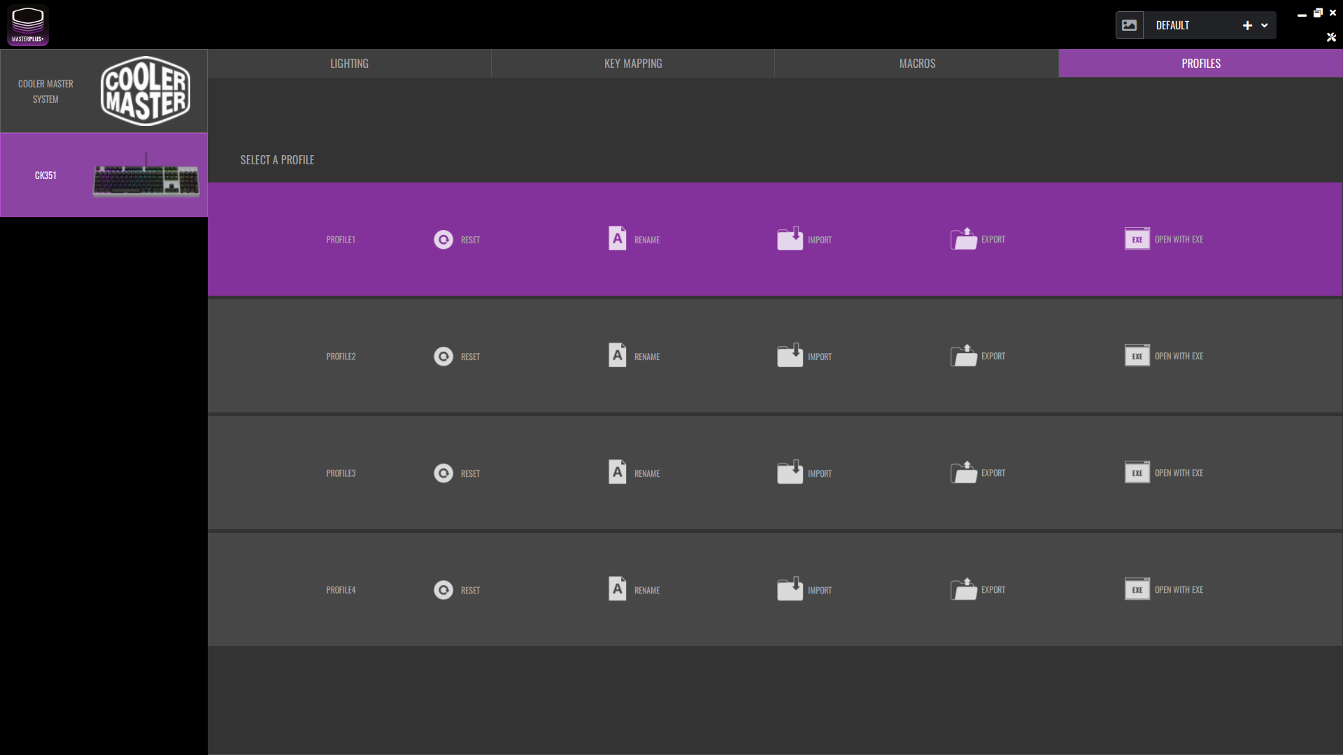 Test du Cooler Master CK351 5 Software 4 1