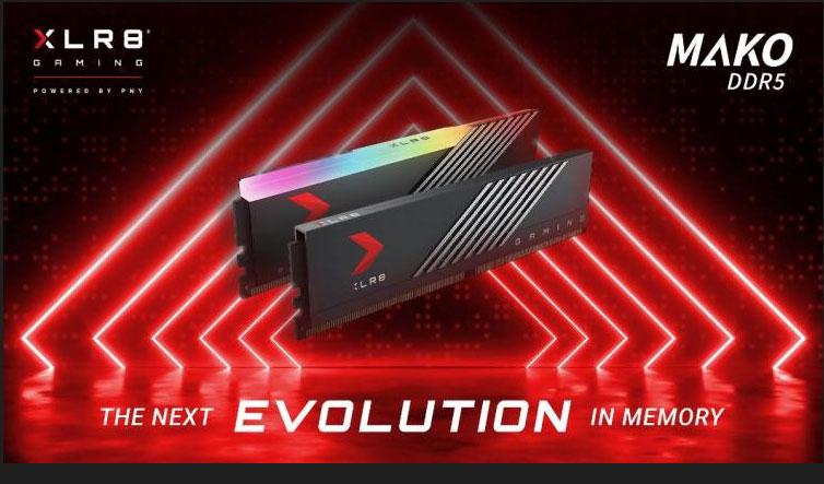 PNY présente ses modules de mémoire DDR5 Mako et Performance 2 XLR8 Gaming Mako and Performance DDR5 001