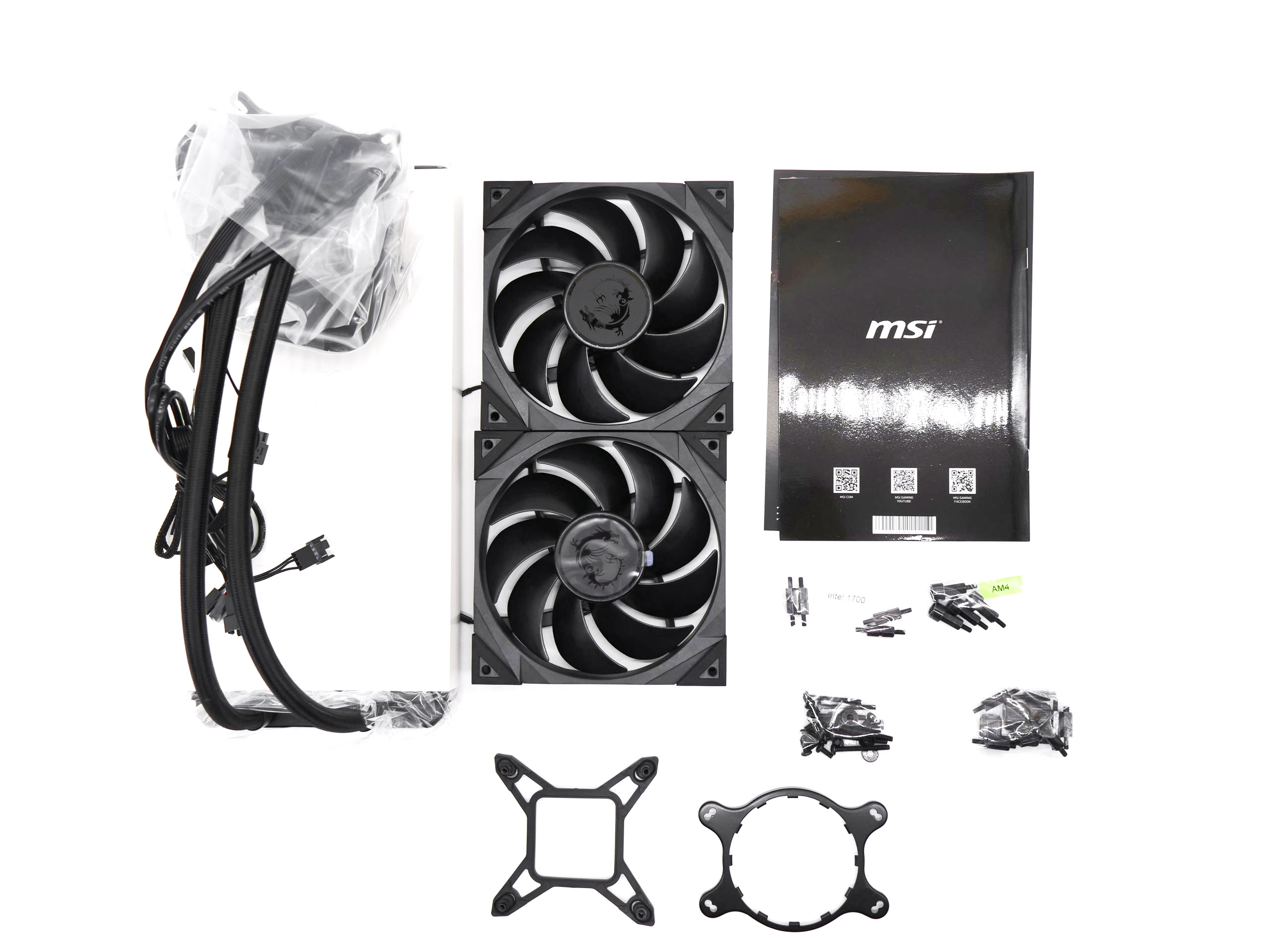 Test du Msi Meg Coreliquid S280 4 Msi Meg Coreliquid S280 accessoires