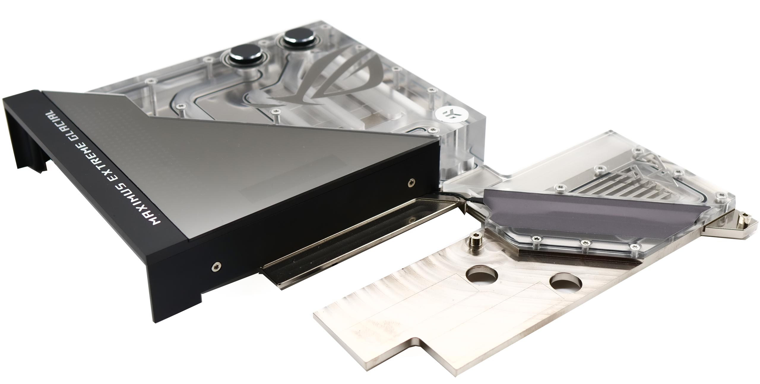 Rog Maximus Z690 Extreme Glacial : La Carte Ultime 2 Ultrablock de la carte ROG Maximus Z690 Extreme Glacial fabriqué par EKWB