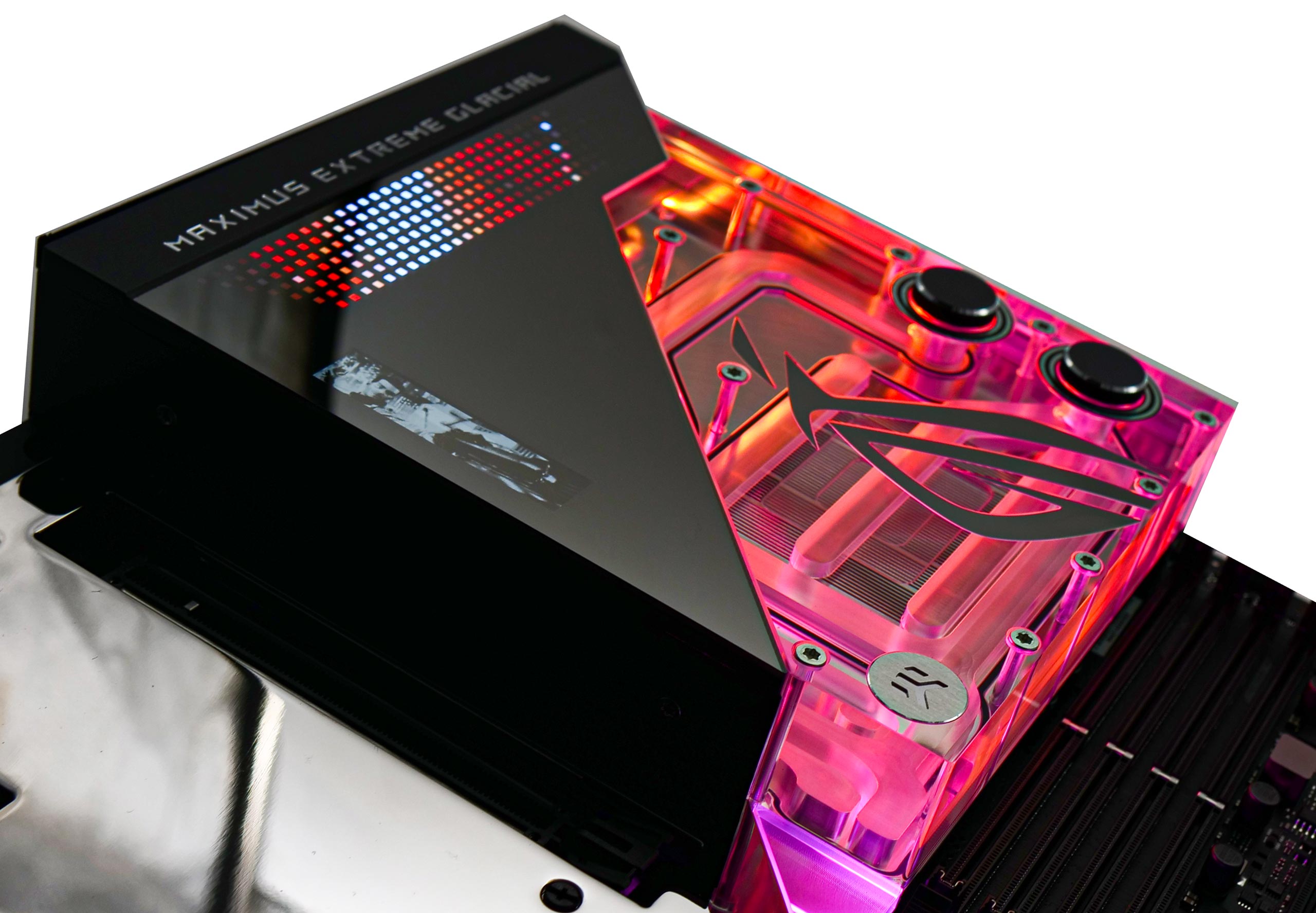 Rog Maximus Z690 Extreme Glacial : La Carte Ultime 6 ROG Maximus Z690 Extreme Glacial demo RGB et AniMe Matrix