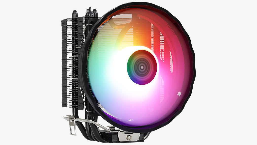 AeroCool présente un nouveau ventirad, le Raven 4 ARGB 2 Aerocool Raven 4 Argb 078