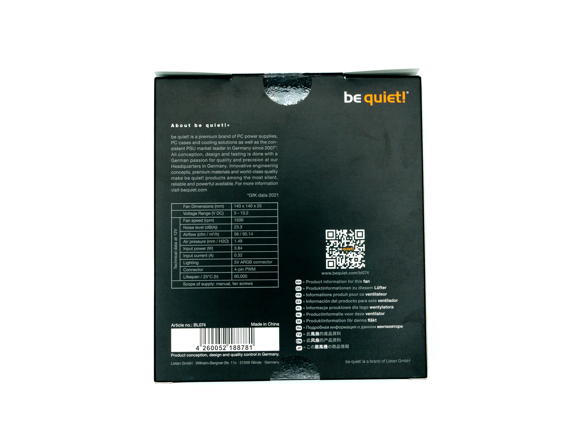 Test be quiet! Light Wings 140 PWM : Silence et Lumière 3 Be Quiet Light Wings 120 2