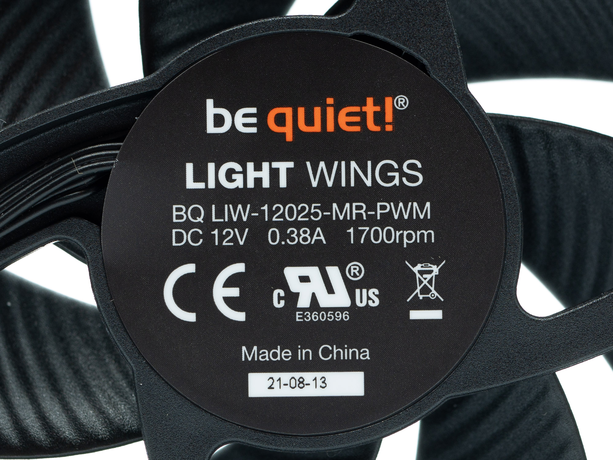 Test be quiet! Light Wings 120 mm PWM : RGB On 9 Be Quiet Light Wings 120 20