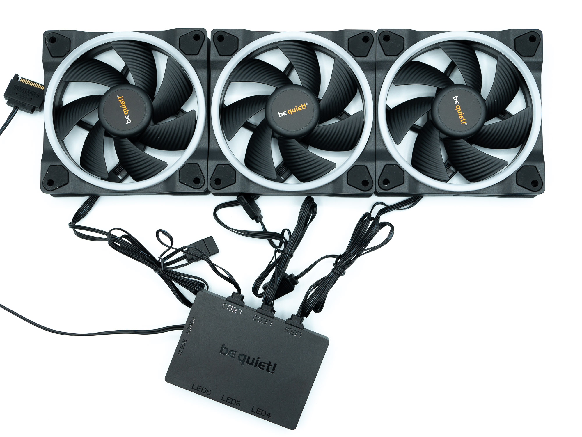 Test be quiet! Light Wings 120 mm PWM : RGB On 13 Be Quiet Light Wings 120 27