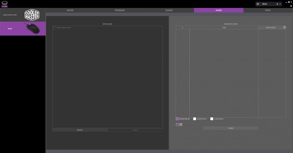 Test Cooler Master MM730 : légèreté et rapidité 13 Cooler Master Mm730 Masterplusplus Macros