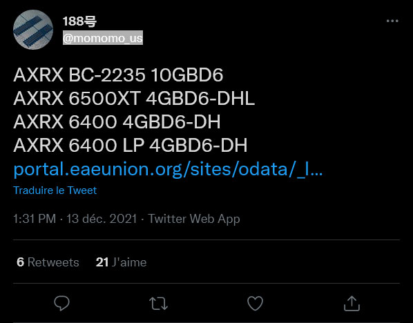 PowerColor annonce treize nouveaux GPU parmi les AMD Radeon RX 6500 XT et Radeon RX 6400 2 Powercolor Rx 6500 Xt 001