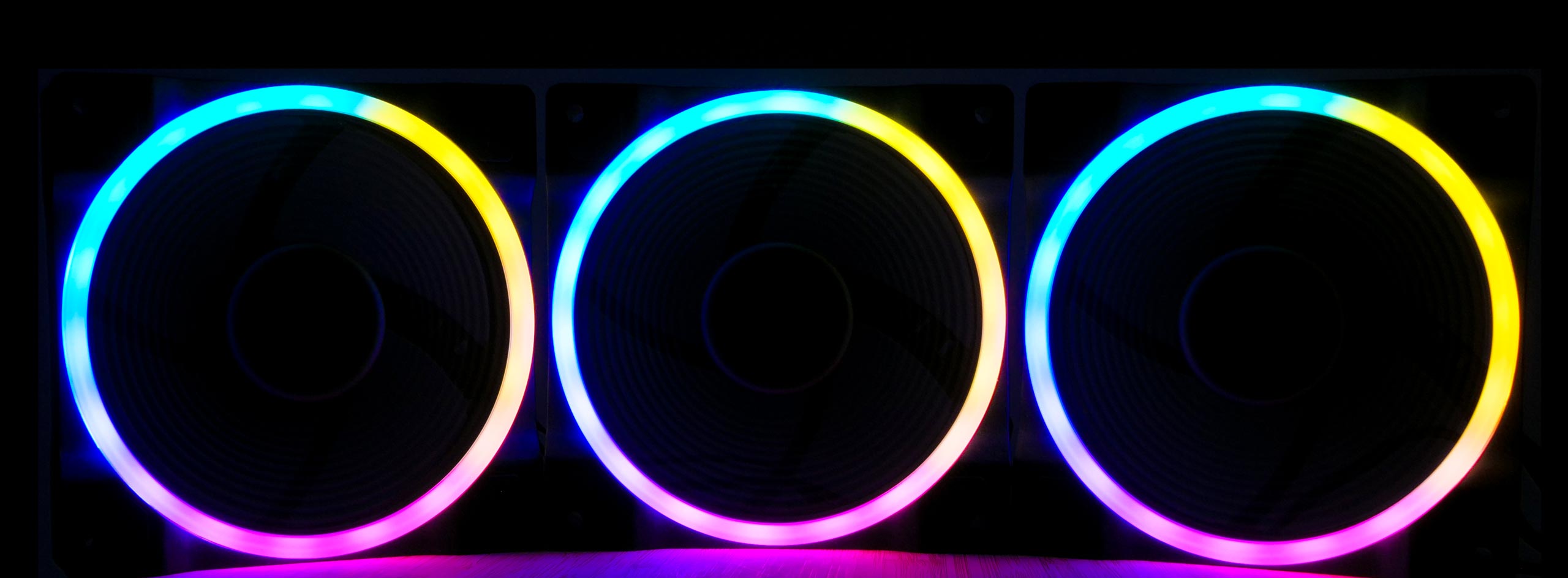 Test be quiet! Light Wings 120 mm PWM : RGB On 16 Be Quiet Light Wings Effet Rgb 1