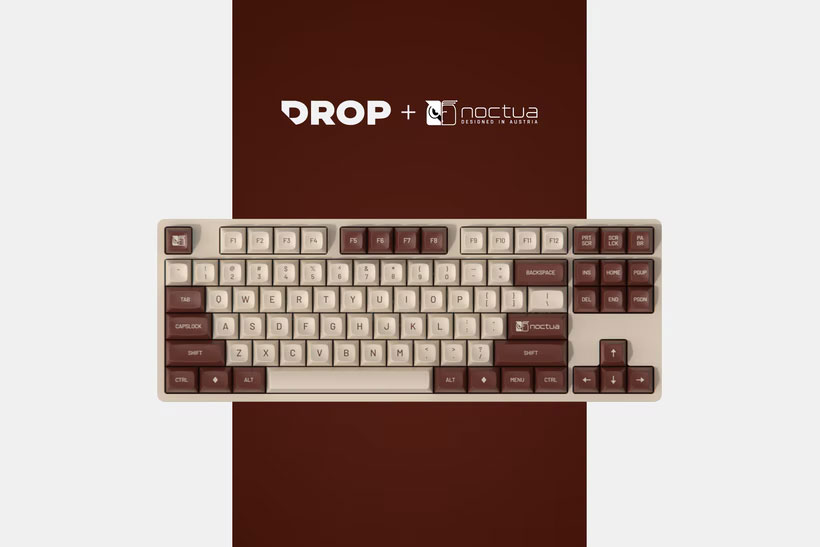 Clavier Drop Noctua 001