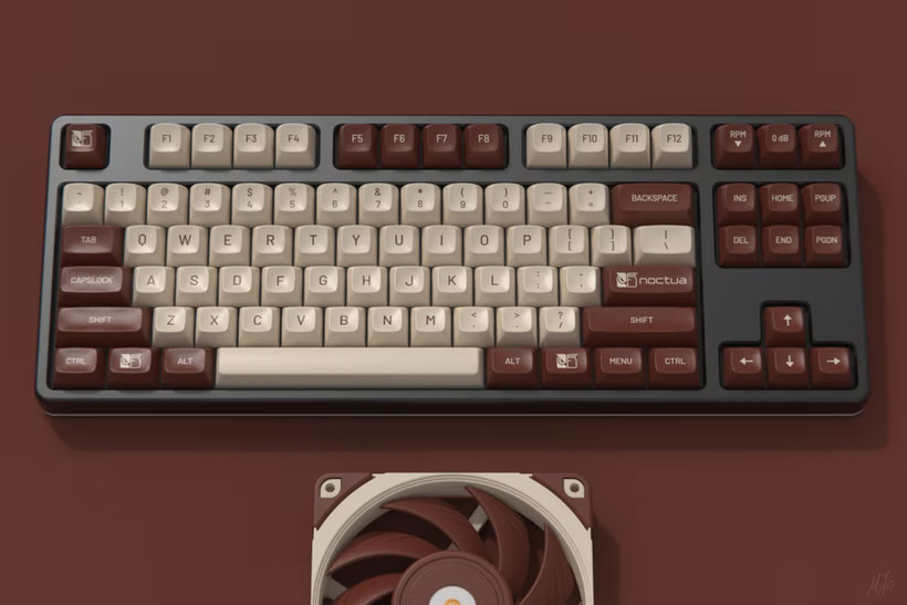 Clavier Drop Noctua 002