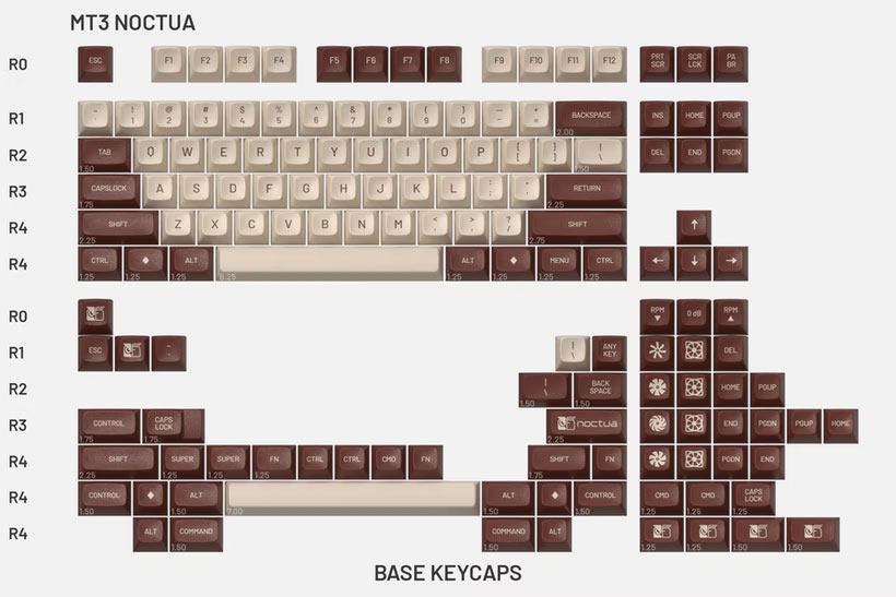 Drop présente son clavier MiTo MT3 Noctua 4 Clavier Drop Noctua 004