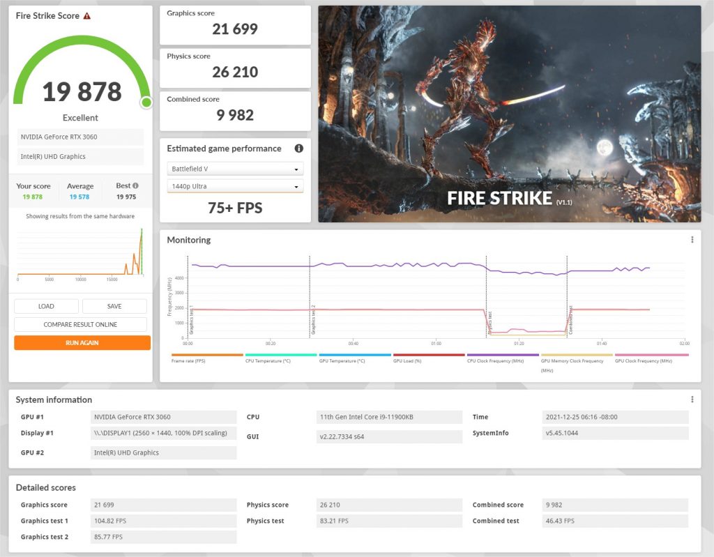 Test Intel Nuc 11 Extreme : Une Bête De Course ? 2 3dmark Advanced Edition 3