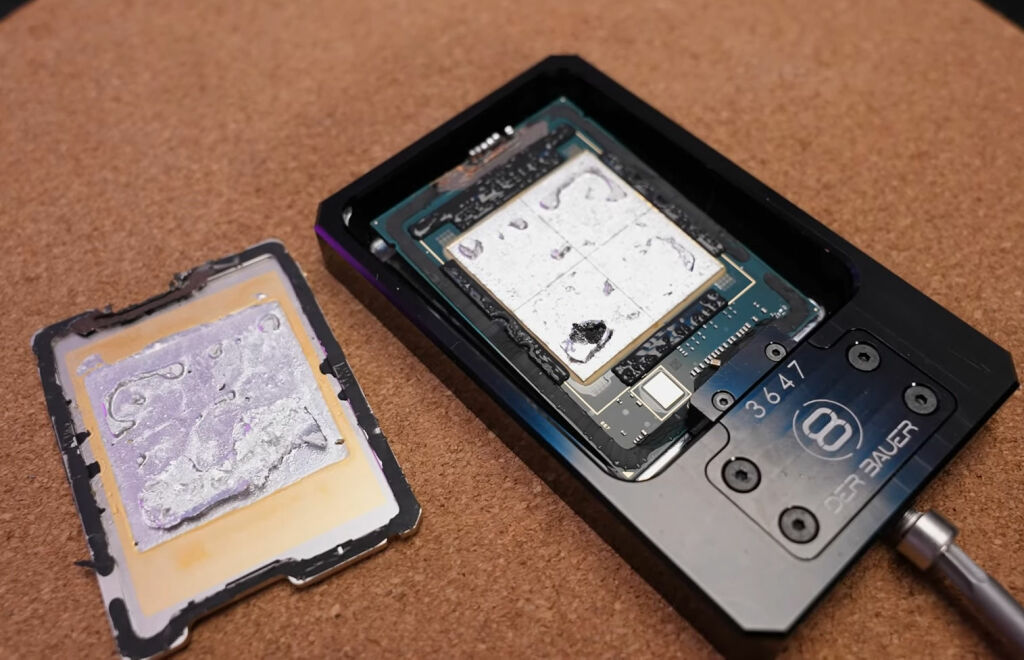 Intel Xeon Sapphire Rapids delid par der8auer 3 Intel Sapphire Rapids Delidded 5