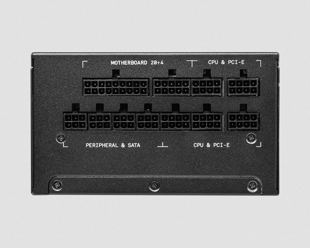 MSI annonce une alimentation 1000 W, la MPG A1000G 2 Msi Mpg A1000g 002