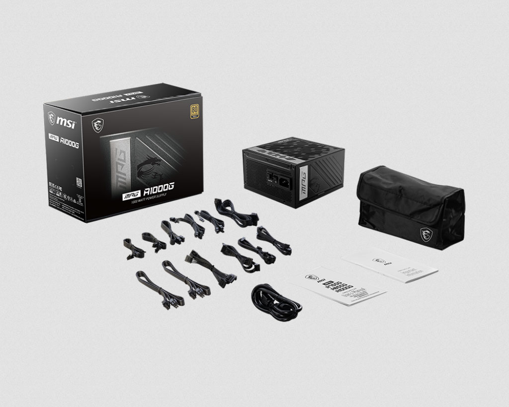 MSI annonce une alimentation 1000 W, la MPG A1000G 6 Msi Mpg A1000g 006