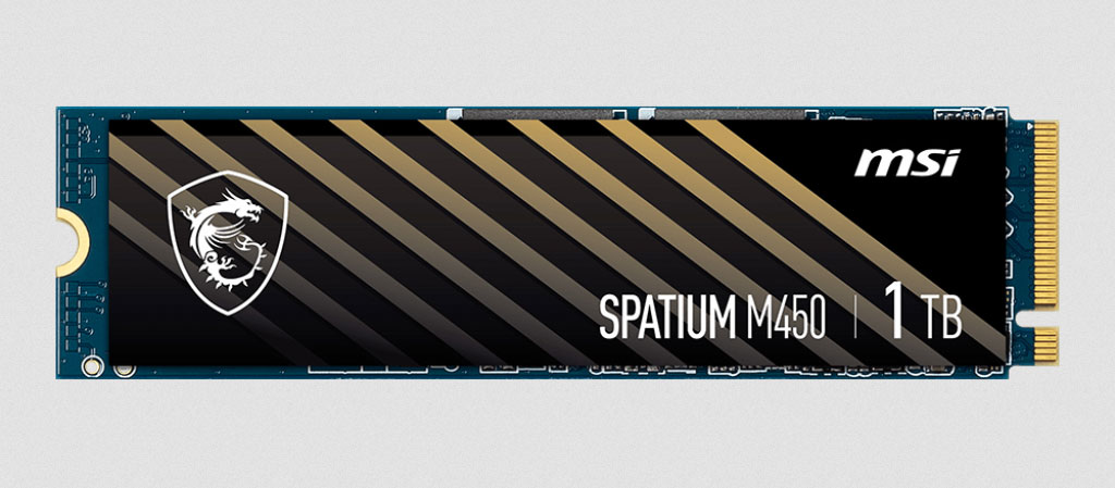 MSI annonce le SSD SPATIUM M450 2 Msi Spatium M450 002
