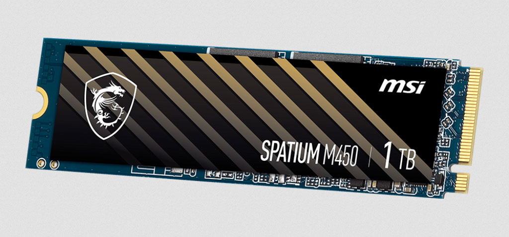 MSI annonce le SSD SPATIUM M450 3 Msi Spatium M450 003