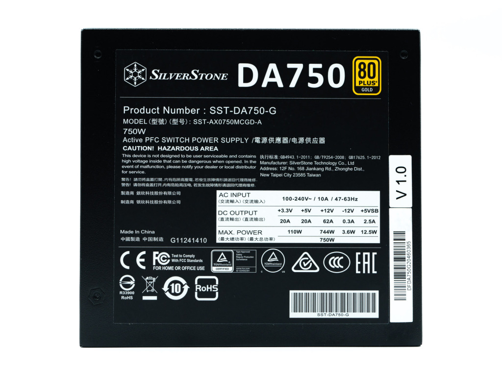 Silverstone Da750 18
