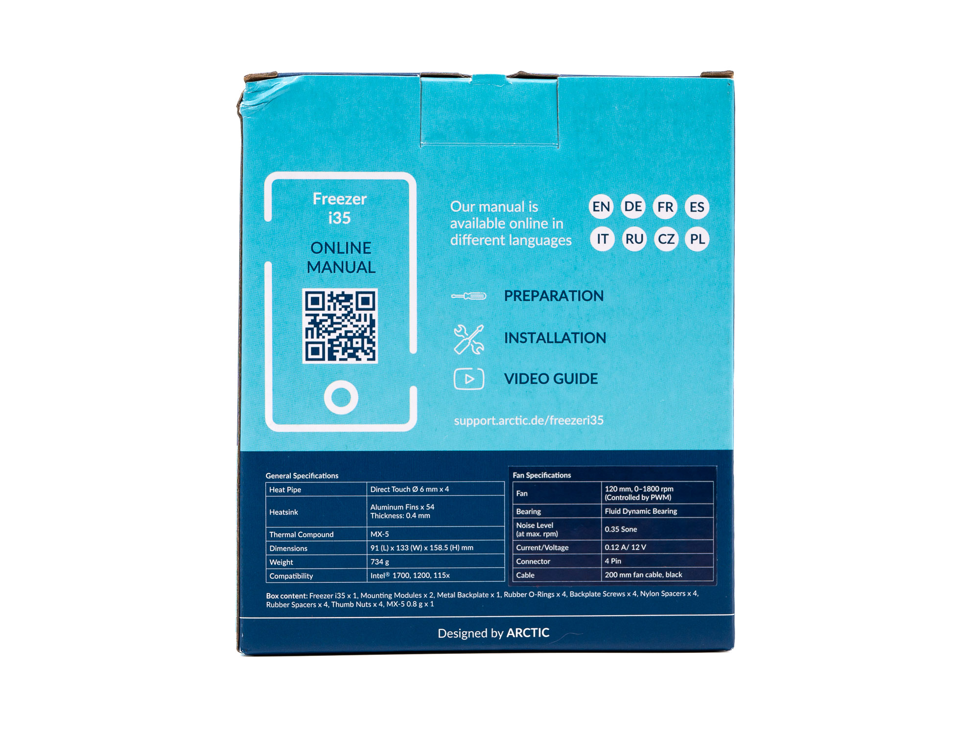 Test Arctic Freezer i35 : simplicité et efficacité 3 Arctic I35 3