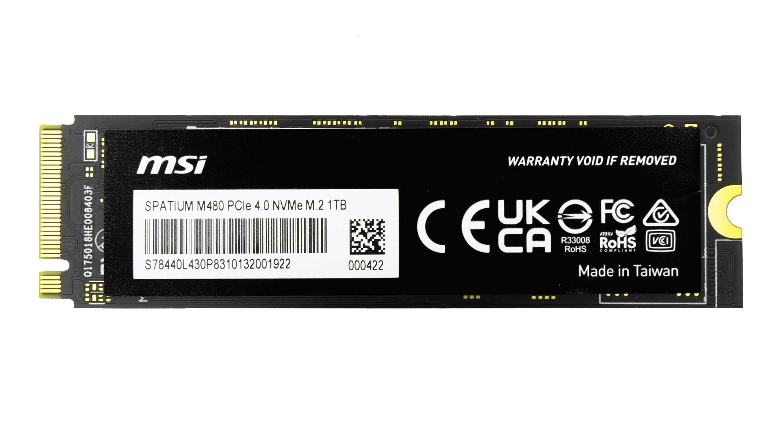 Test MSI SPATIUM M480 1 To HS 4 Msi Spatium M480 Hs Pcb Dos