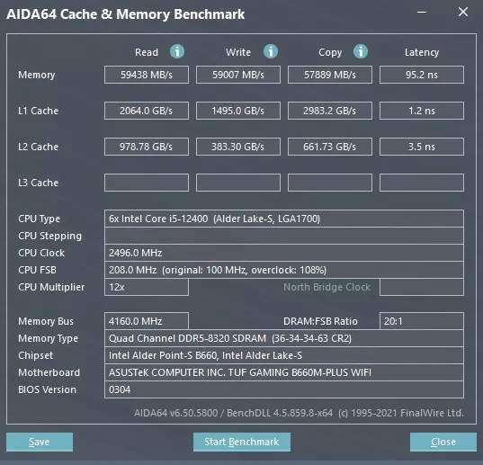 Test de l'Intel Core i5-12400 : idéal pour le jeu à prix modéré 3 Benchs I5 12400 (3)