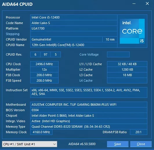 Test de l'Intel Core i5-12400 : idéal pour le jeu à prix modéré 2 Benchs I5 12400 (4)