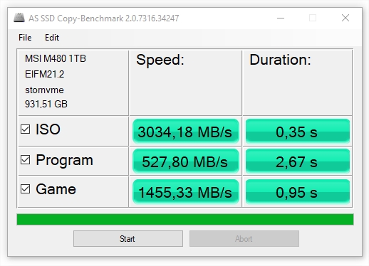 Test MSI SPATIUM M480 1 To HS 4 Msi M480 1tb 1000gb 1gb As Ssd Copy
