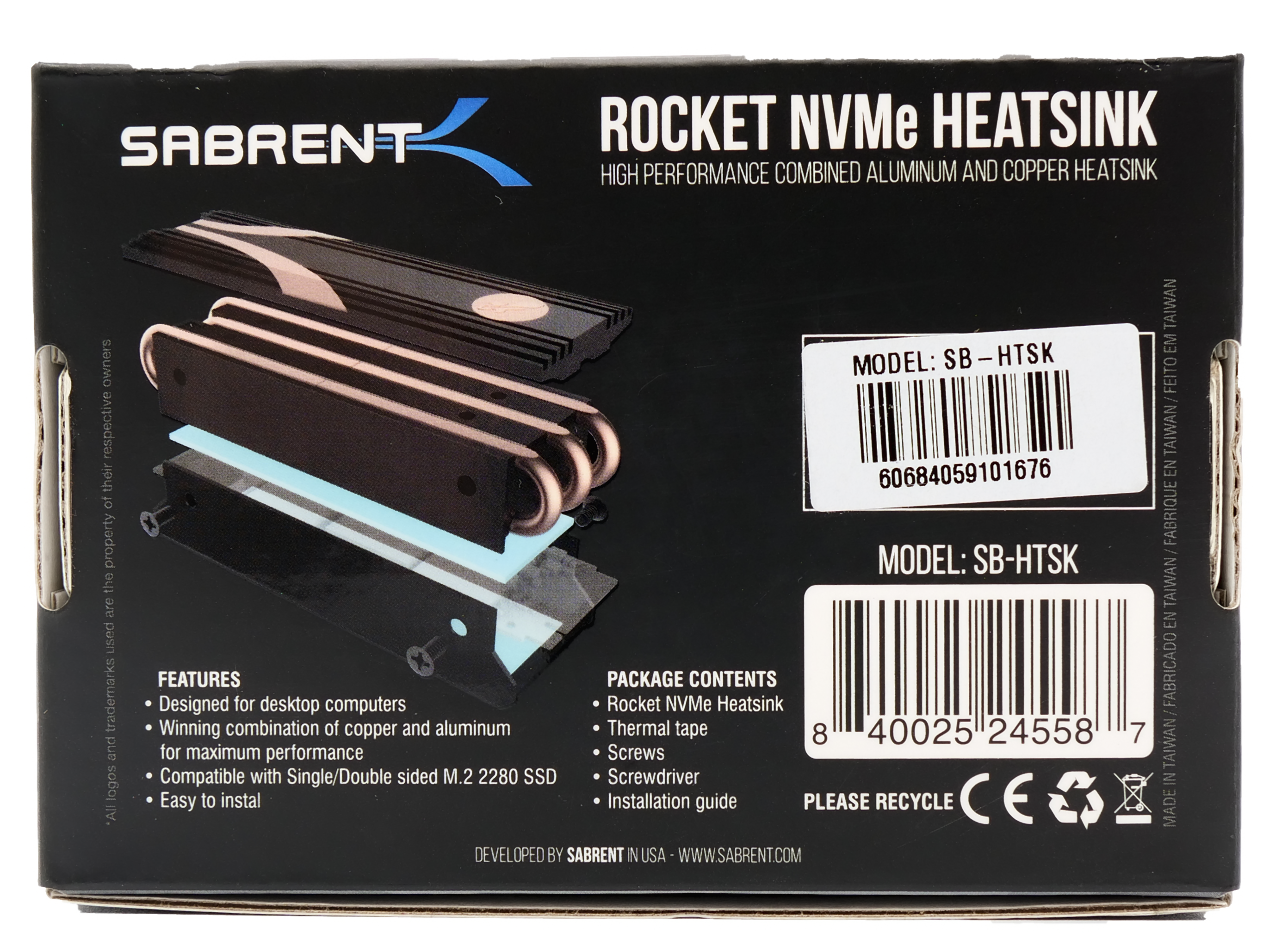 Sabrent SSD Rocket Heatsink (SB-HTSK)
