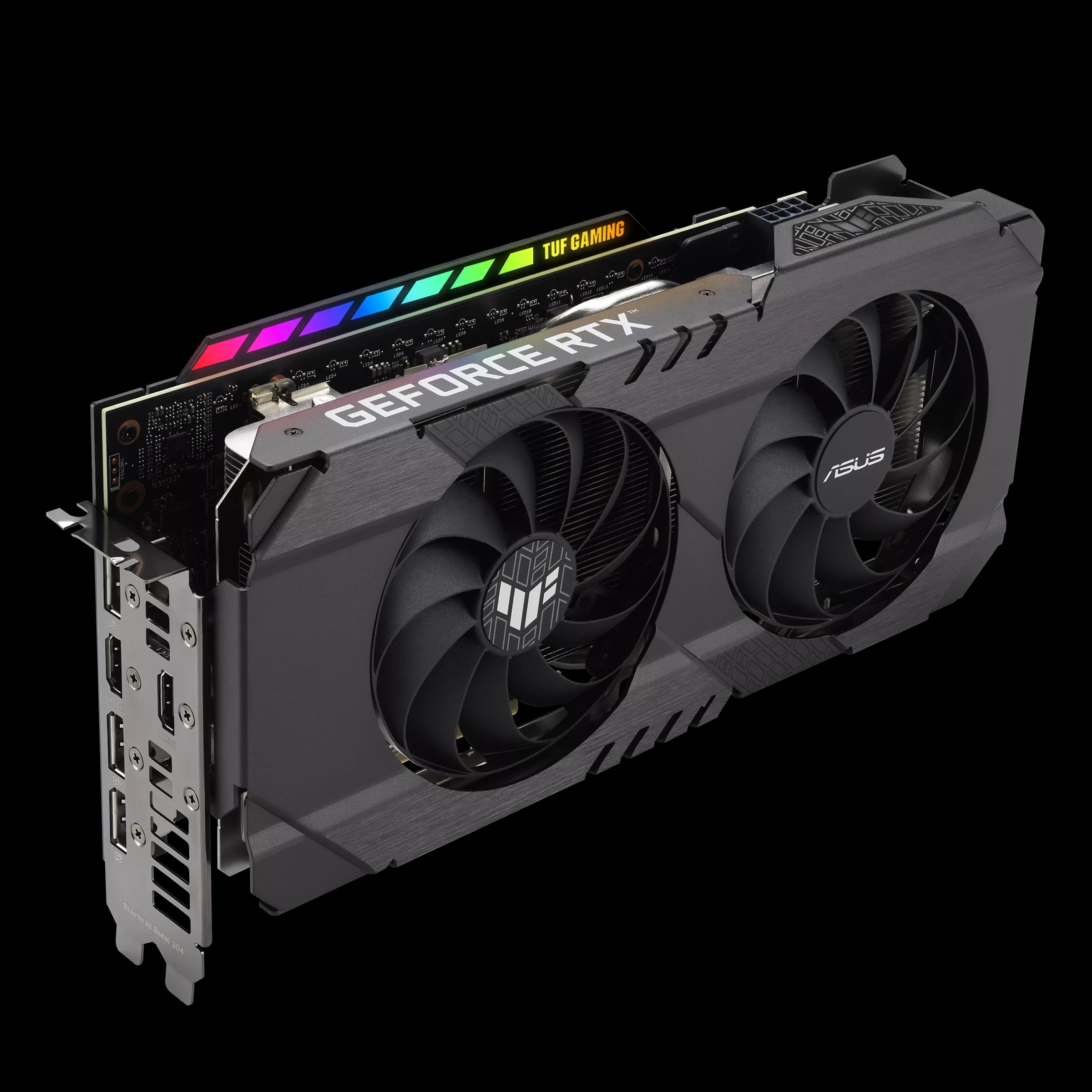Asus décline la RTX 3050 en version TUF Gaming 3 Asus Rtx 3050 Tuf 03b