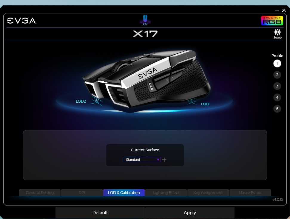 Test souris EVGA X17 : entrée réussie 4 Evga X17 Log Limite Detection