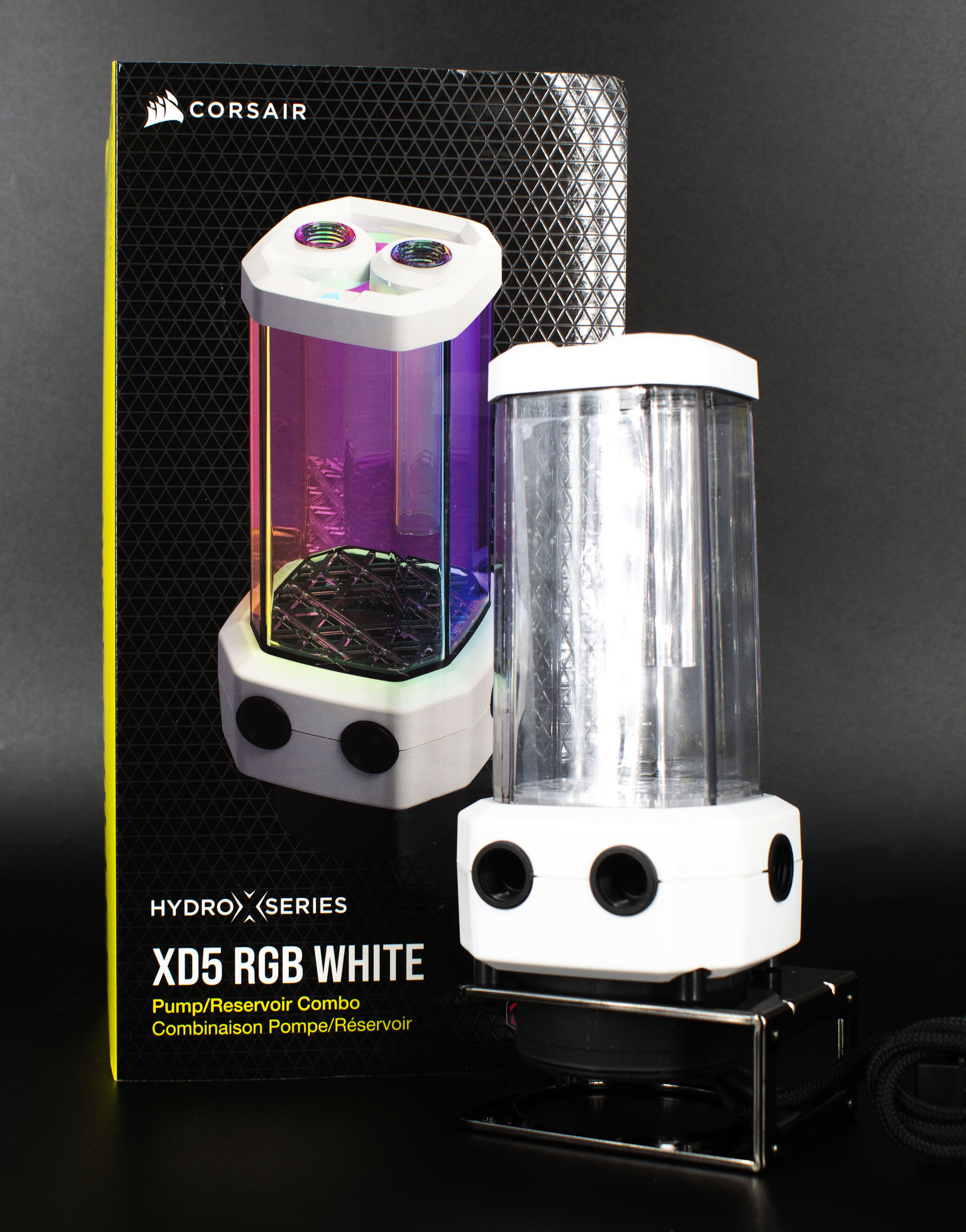 Test CORSAIR XH305i RGB PRO : un kit watercooling custom beau et efficace 16 Xh305i Rgb Pro Combo Pompe Reservoir Xd5 Rgb 007