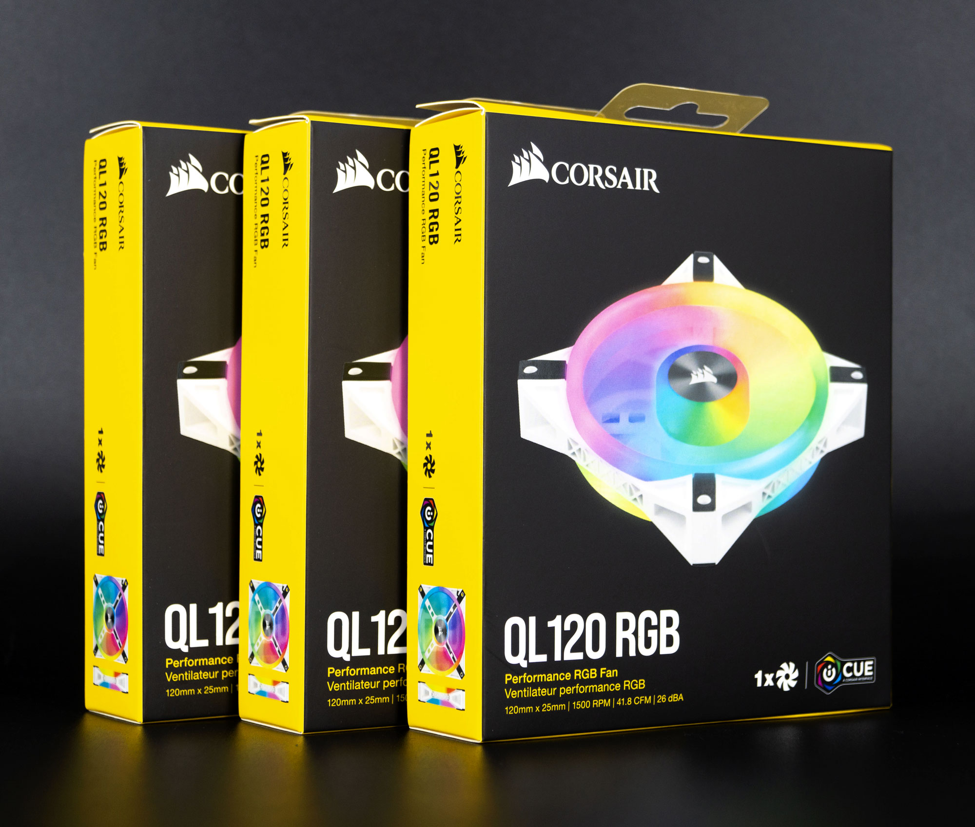 Test CORSAIR XH305i RGB PRO : un kit watercooling custom beau et efficace 40 Xh305i Rgb Pro Ventilateurs Ql 120 Rgb 001