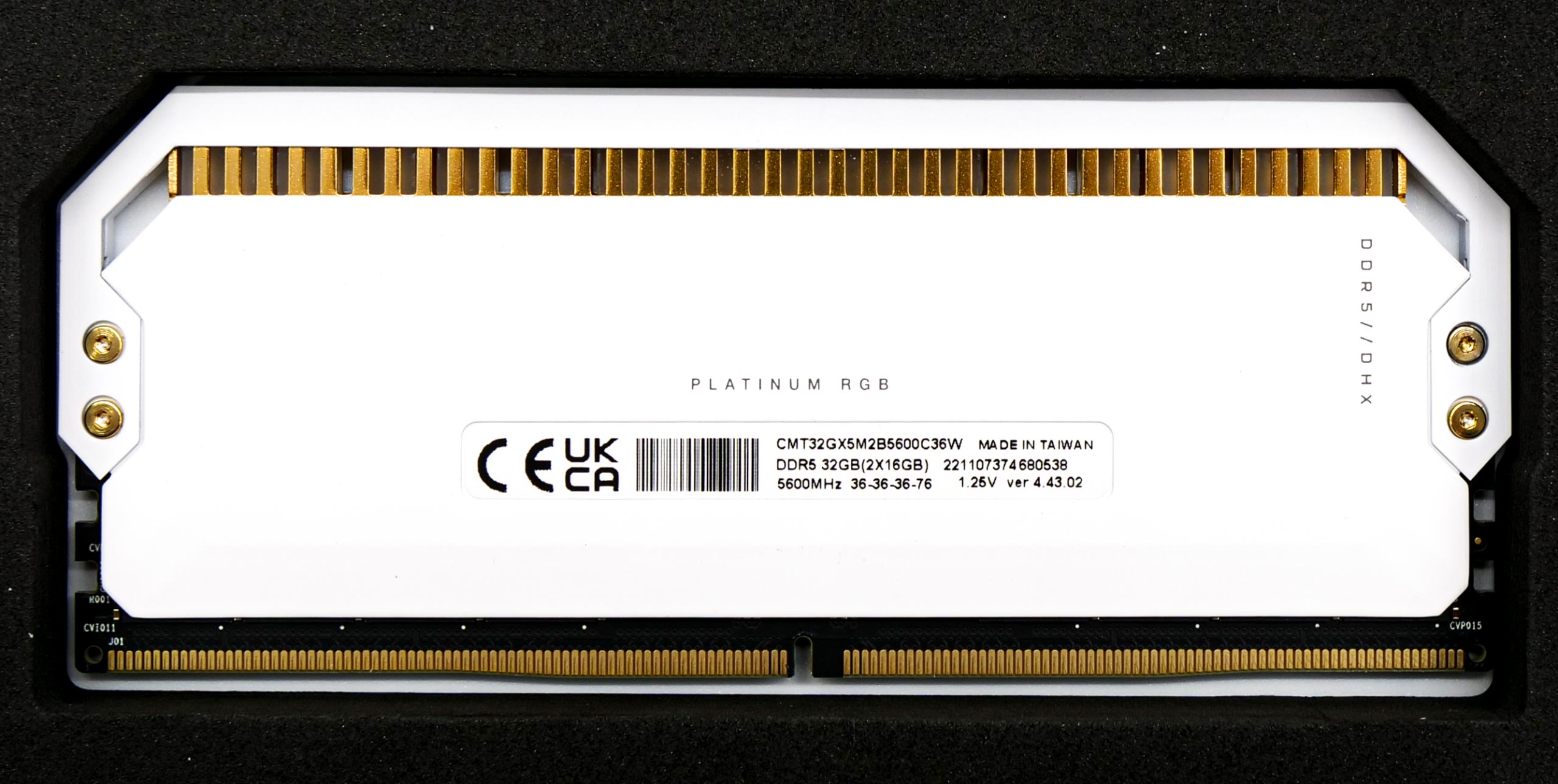 Test Corsair Dominator Platinum RGB DDR5 5600 MHz 3 Dominator Platinum Ddr5 Barette Dos