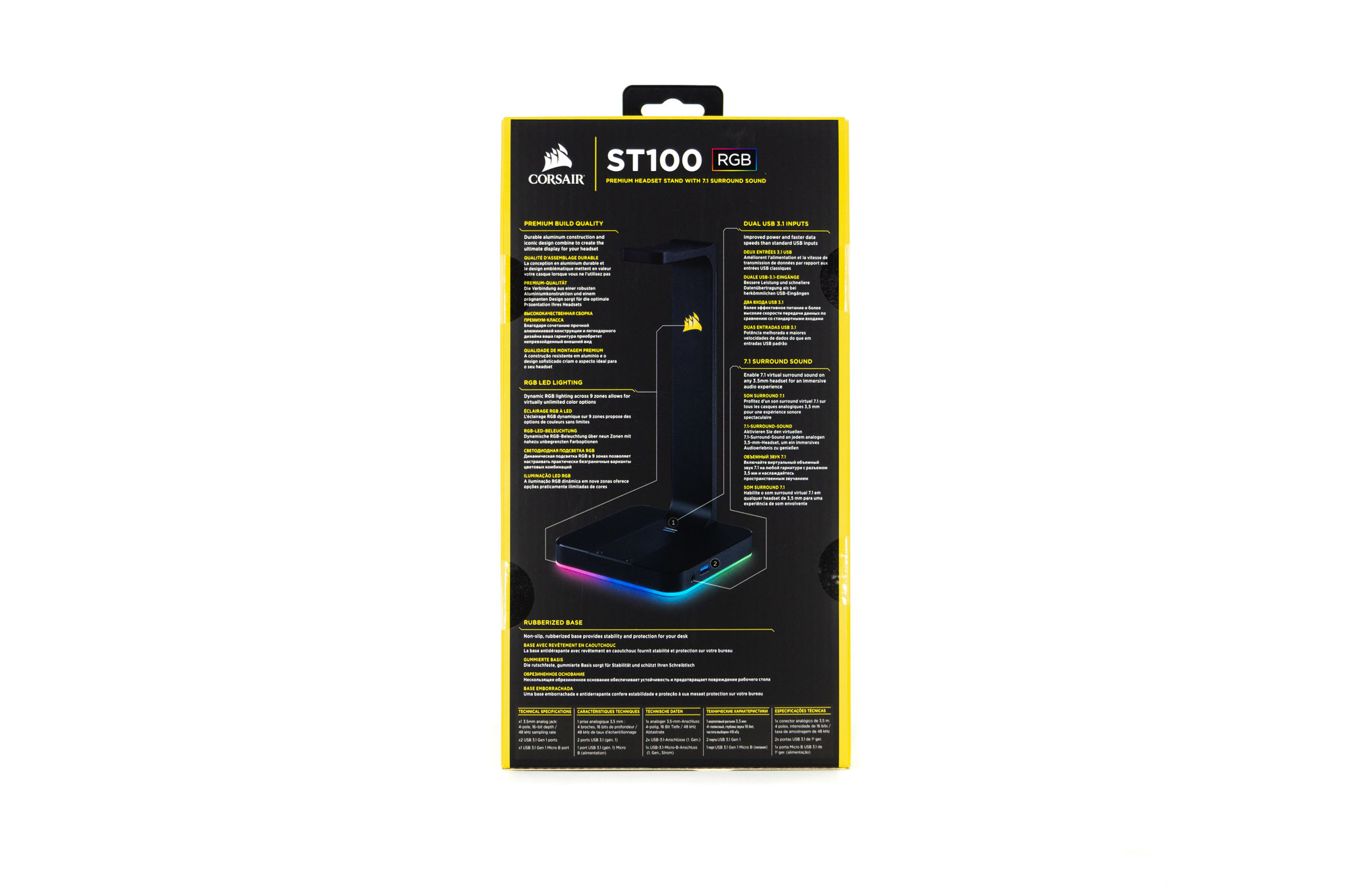 Test du casque de jeu CORSAIR HS55 4 Corsair St100 003
