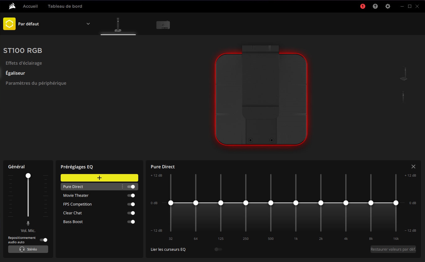 Test du casque de jeu CORSAIR HS55 20 Corsair St100 019