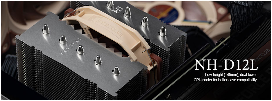 Test Noctua NH-D12L : ventirad 120 mm "compact" 2 Noctua Nh D12l Ban