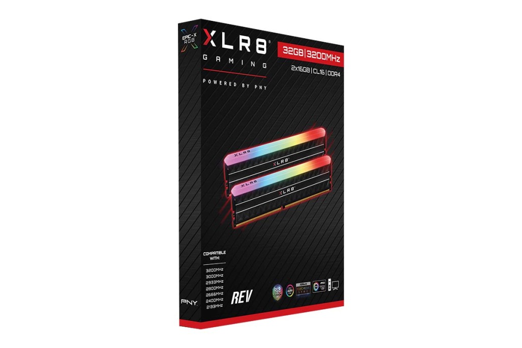 Encore de la DDR4 avec la PNY XLR8 Gaming REV RGB 3 Ddr4 Pny Xlr8 Rev Rgb Boite