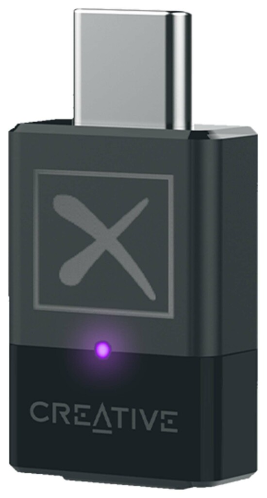 Test Creative BT-W4, transmetteur audio Bluetooth 5.2 avec aptX Adaptive 7 4 Pdt Purple