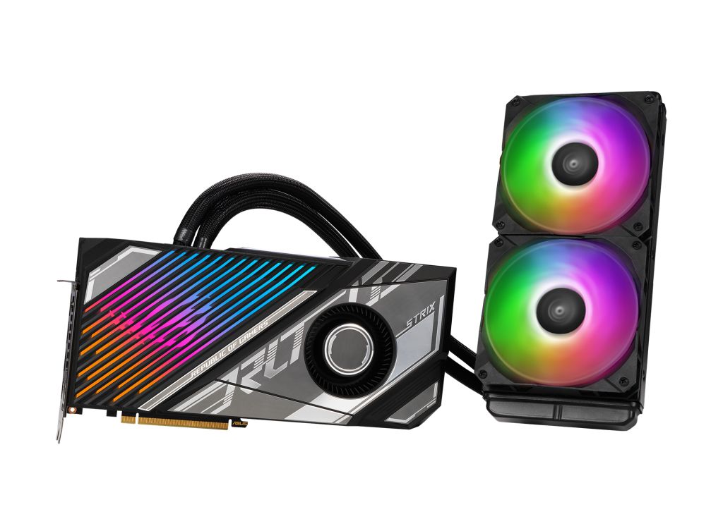 Asus et Asetek s’associent pour refroidir la ROG Strix LC RTX 3090 Ti OC 2 Asus Rog Strix Lc Rtx3090ti 2a
