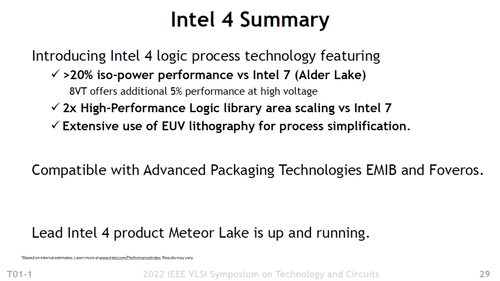 Un premier cliché de l'architecture Meteor Lake 4 Intel 4 Meteor Lake 2