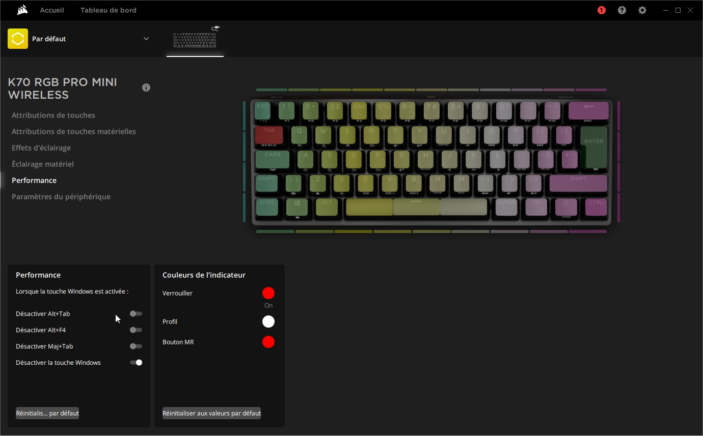 Test du Corsair K70 Pro Mini Wireless 7 K70 Rgb Pro Mini Wireless Icue 6