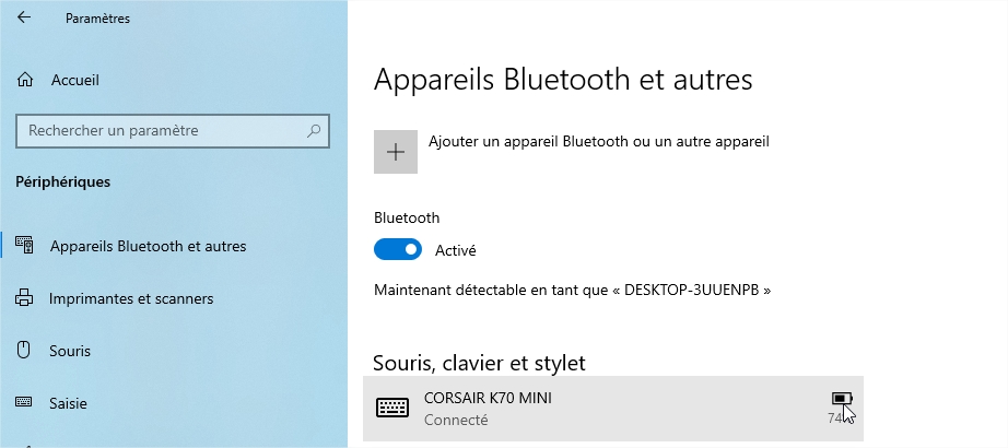 Test du Corsair K70 Pro Mini Wireless 28 K70 Rgb Pro Mini Wireless Icue Bluetooth 1