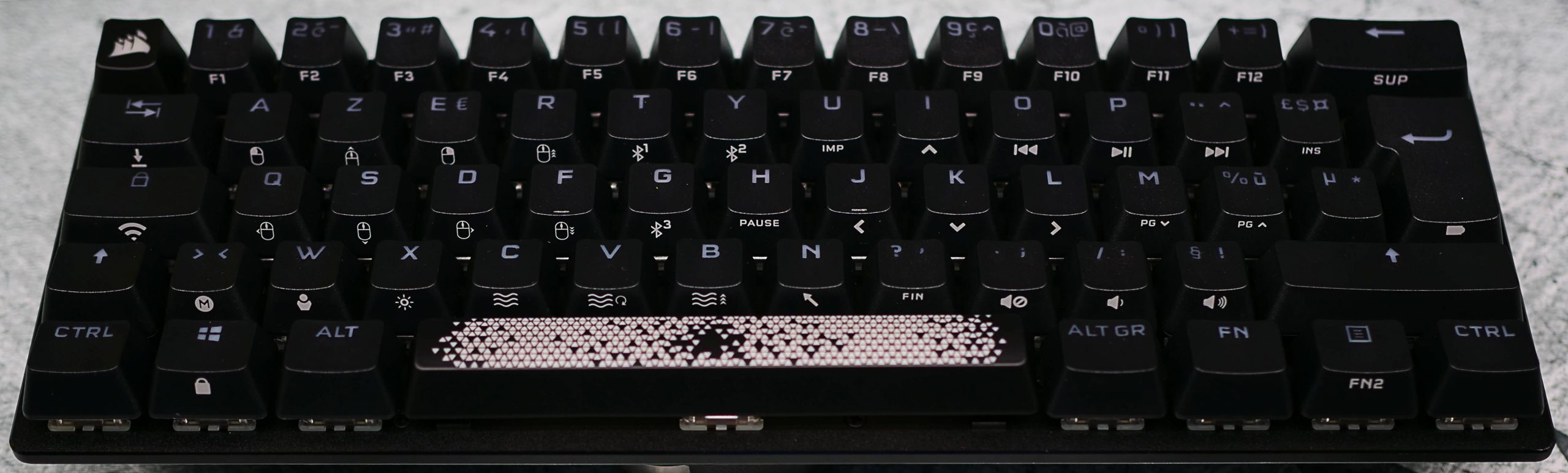 Test du Corsair K70 Pro Mini Wireless 31 K70 Rgb Pro Mini Wireless Touches Raccourcis