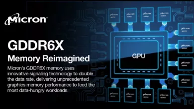 La mémoire Micron GDDR6X 24 Gbps entre en production 1 MICRON GDDR6X 1 jpg webp