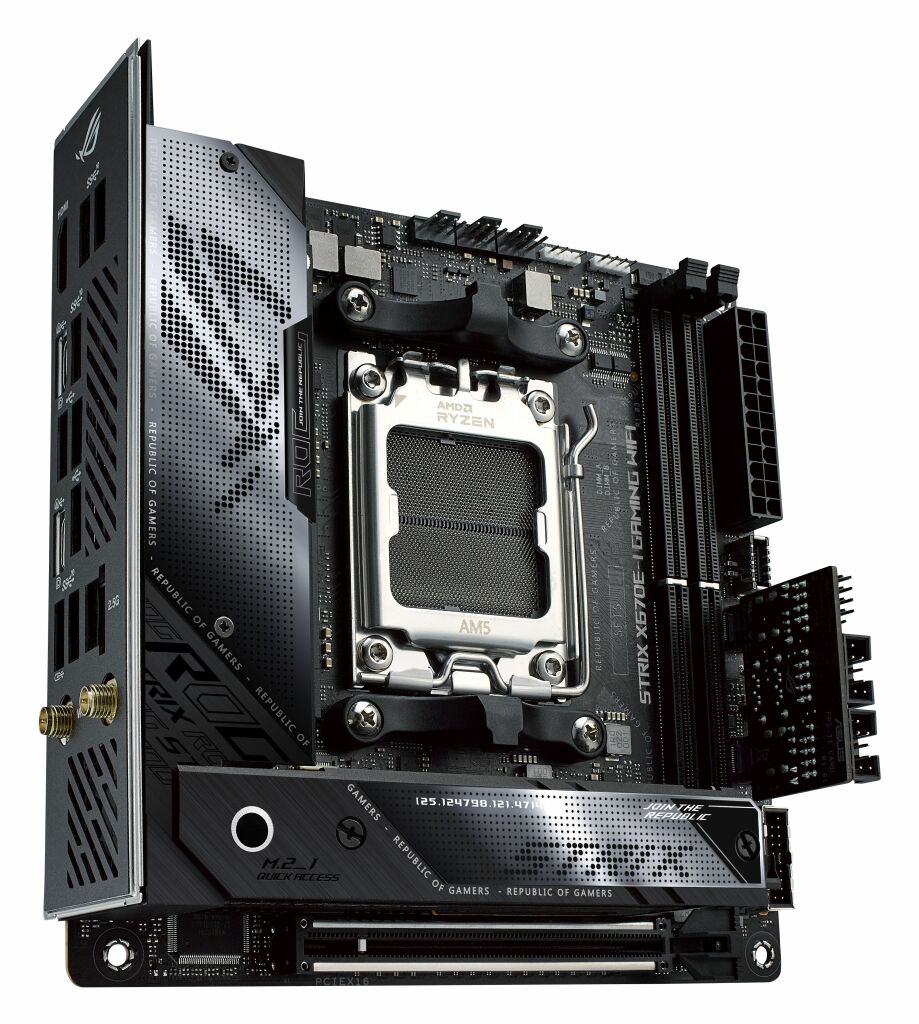 Asus ROG dévoile ses cartes mères en AMD X670E 3 Asus Rog Strix X670e I Gaming Wifi