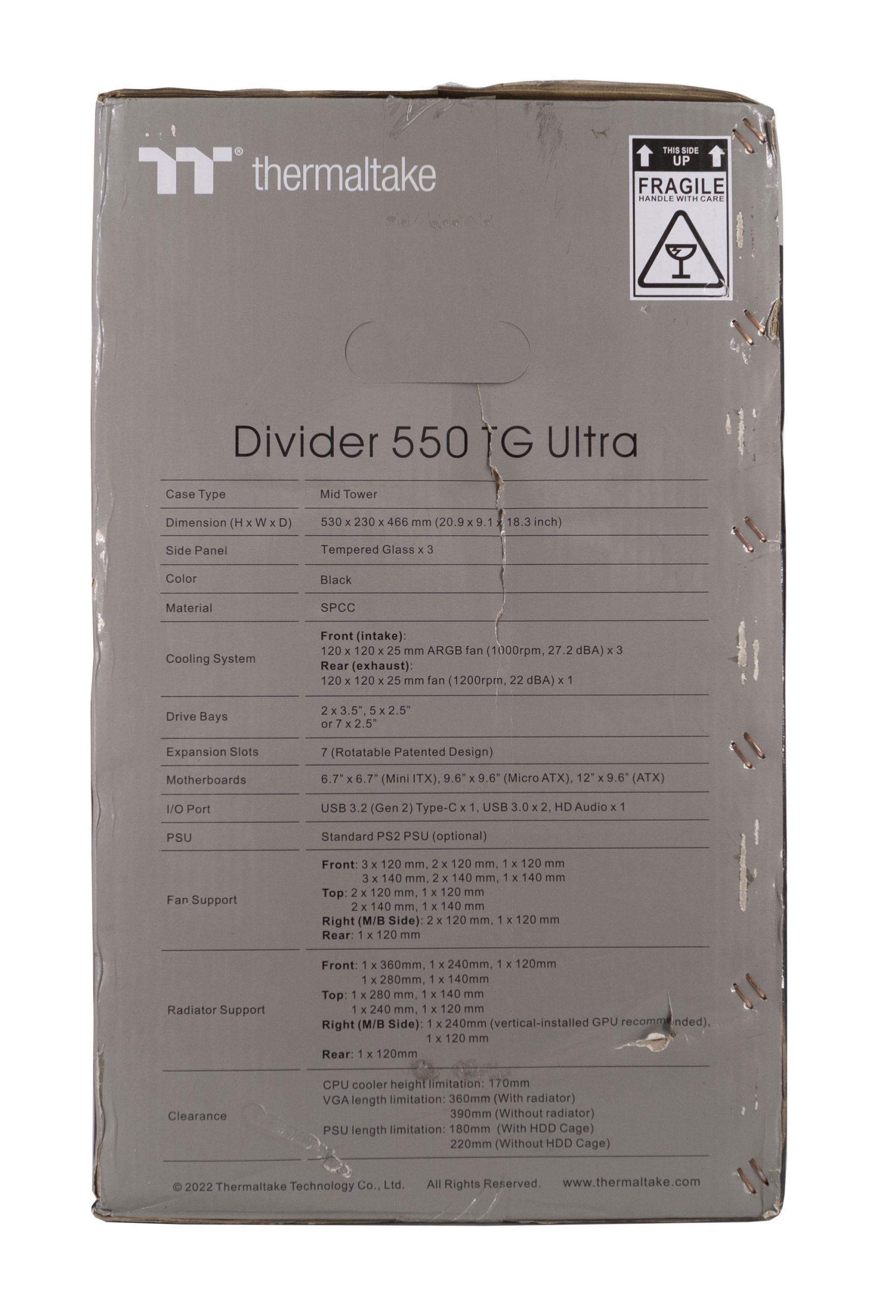 Thermaltake Divider 550 Tg Ultra 002