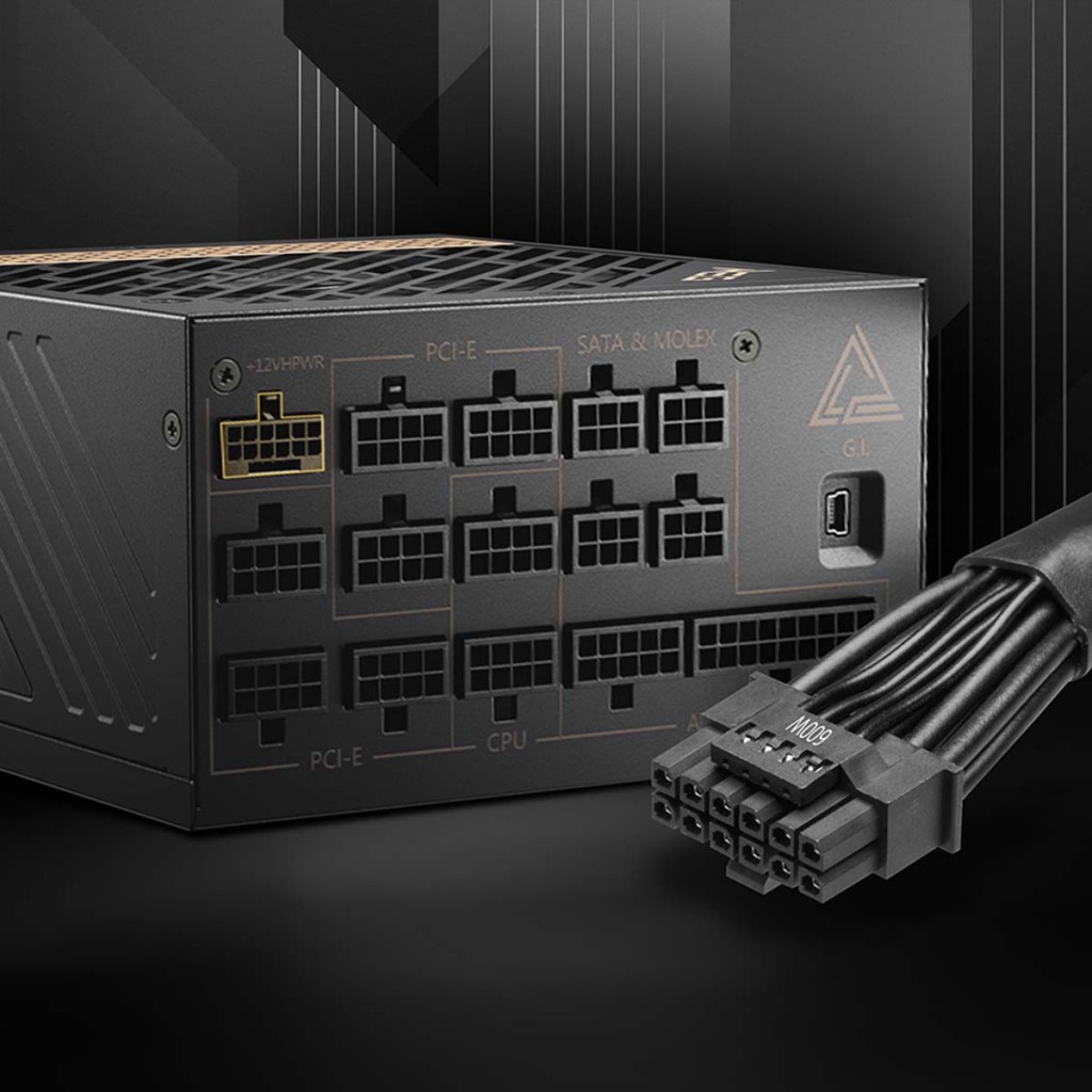 MSI MEG Ai1300P, première alimentation ATX 3.0 et connecteur PCIe 5.0 3 Connectique MSI MEG Ai1300P