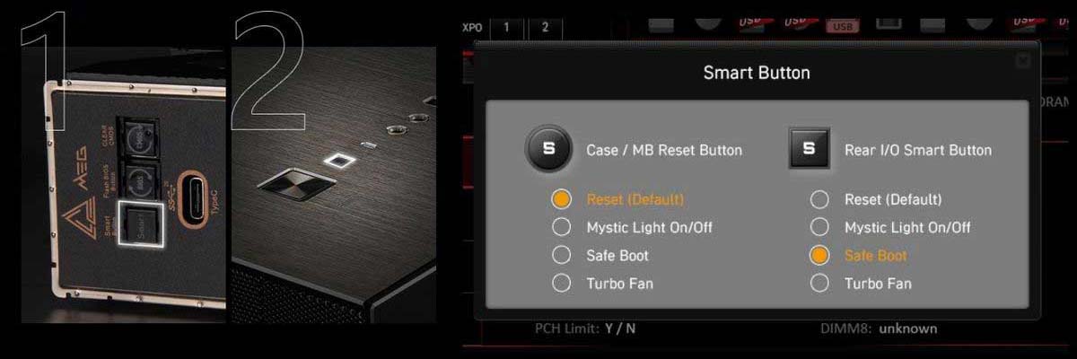 Voici les cartes mères MSI X670/X670E pour Ryzen 7000 2 MSI Smart Button