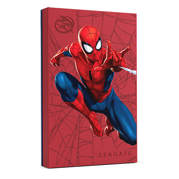 Des disques durs collector Seagate FireCuda Spider-Man 4 Disque Dur Externe Firecuda Spiderman Special Edition